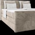 Boxspringbett mit Topper und Bettkasten 180x200 cm Medino - Taupe, KONVENTIONELL, Holz/Holzwerkstoff (180/200cm) - Luca Bessoni