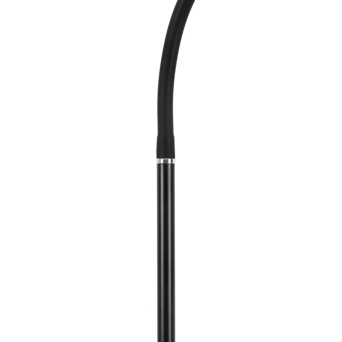 Stehleuchte David Dimmbar Schwarz - Schwarz, Design, Kunststoff/Metall (22/155cm) - Luca Bessoni