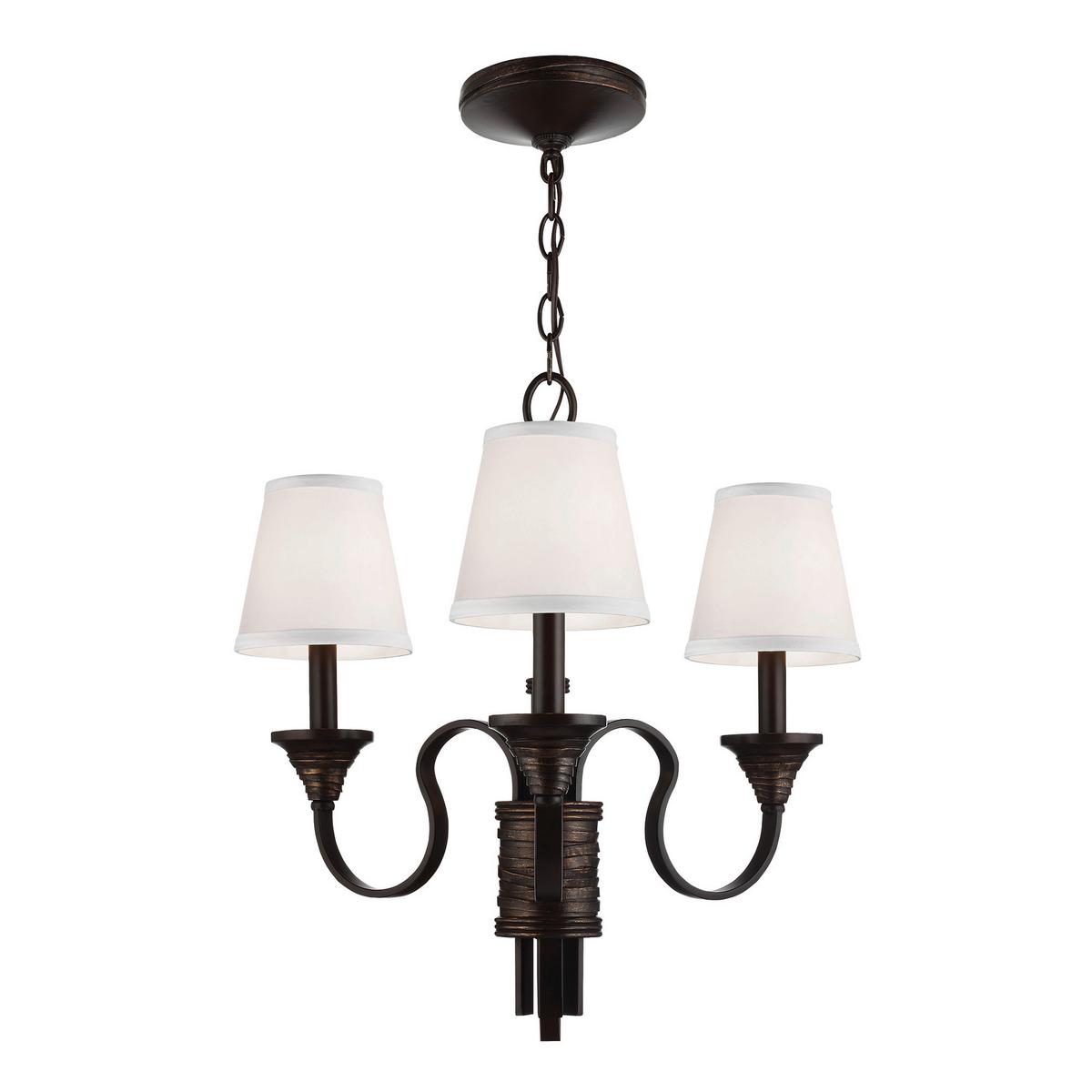 Kronleuchter Fe-Arbor-Creek3 - Bronzefarben, KONVENTIONELL, Metall (55.9 /67.3cm) - Elstead Lighting