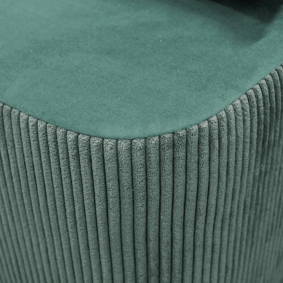 Schlafsofa Stella Grün B: 197 Cm - Schwarz/Grün, Design, Textil (197/90/83cm) - MID.YOU