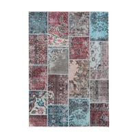 Flachwebteppich Toska 225 Multi/Rot, 80x150 cm - Rot, KONVENTIONELL, Textil (80/150cm)