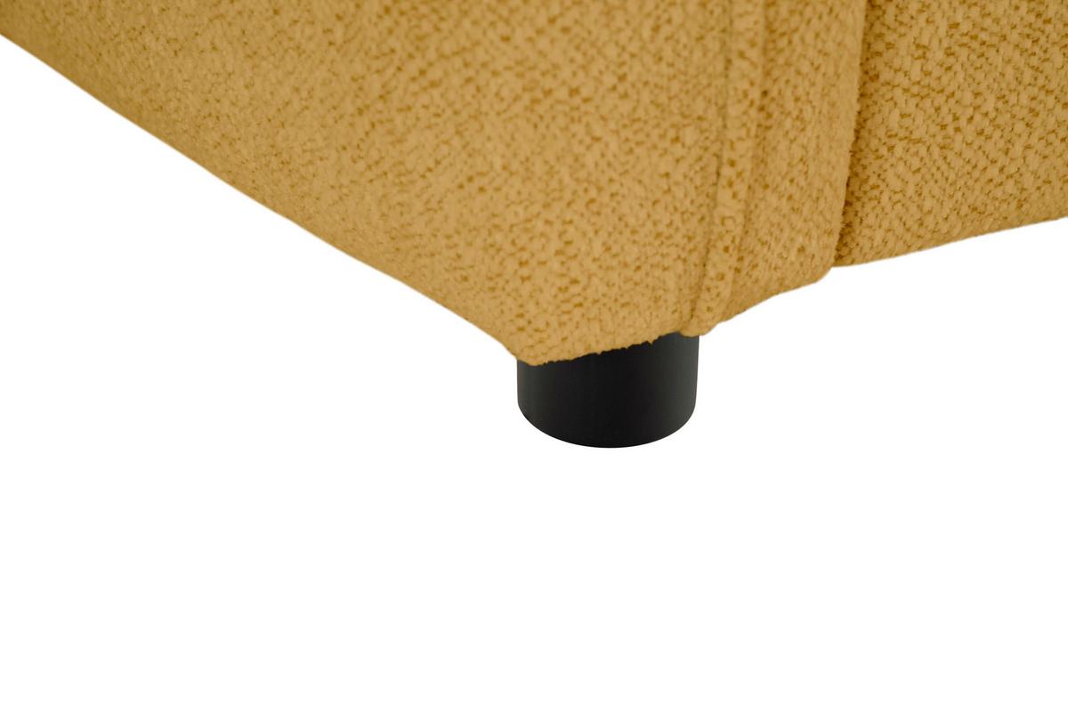 Ecksofa Costo Senfgeld S: 254 cm - Senfgelb, Design, Textil (254/160cm) - MID.YOU