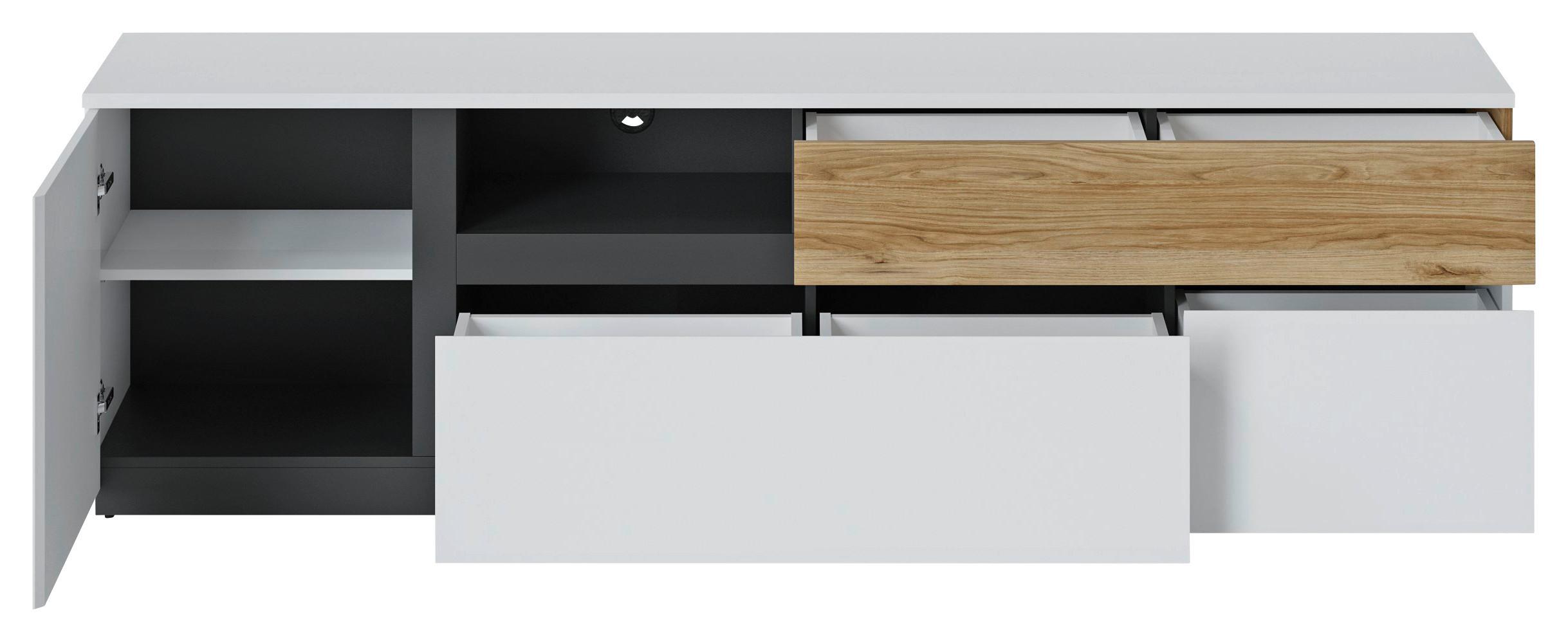Tv Diel Novena - Design, kompozitné drevo/plast (210,5/63,1/40cm)