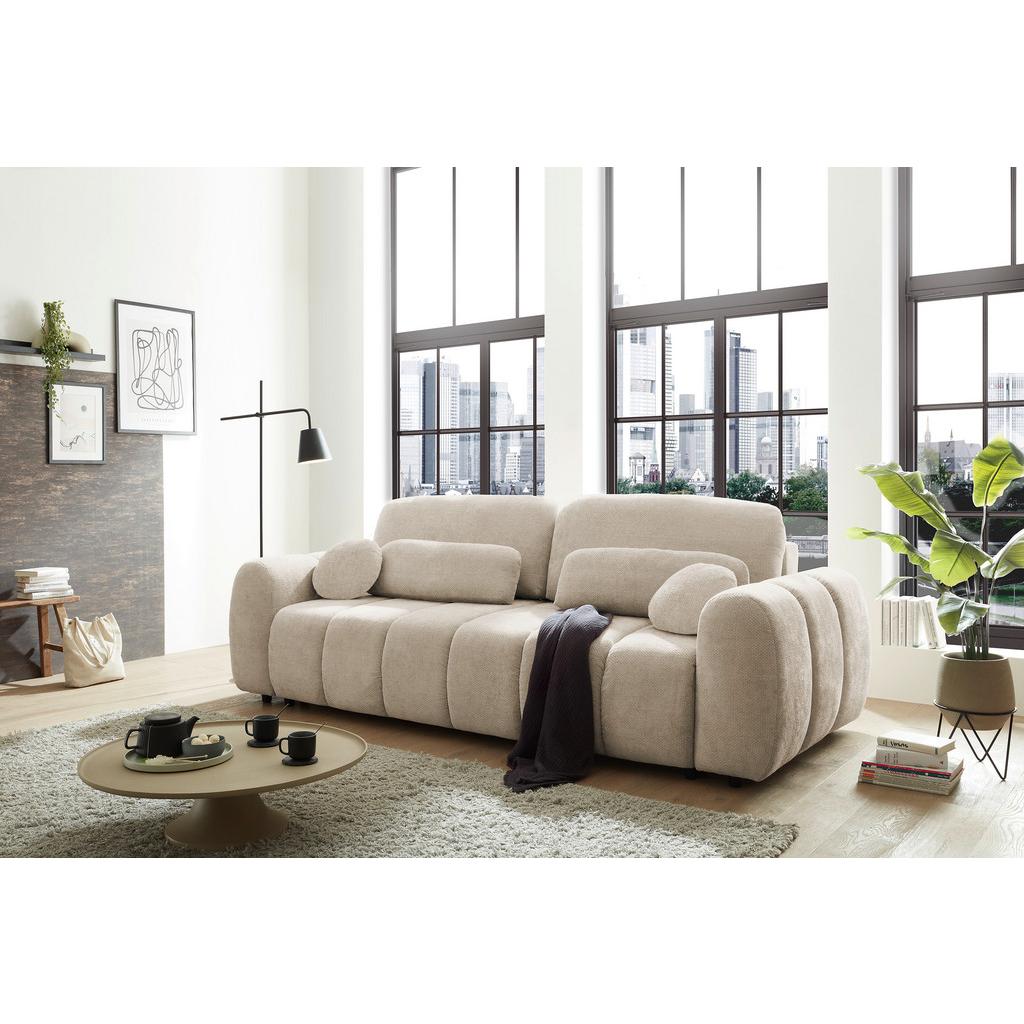 SCHLAFSOFA Bubble Beige B: 256 cm