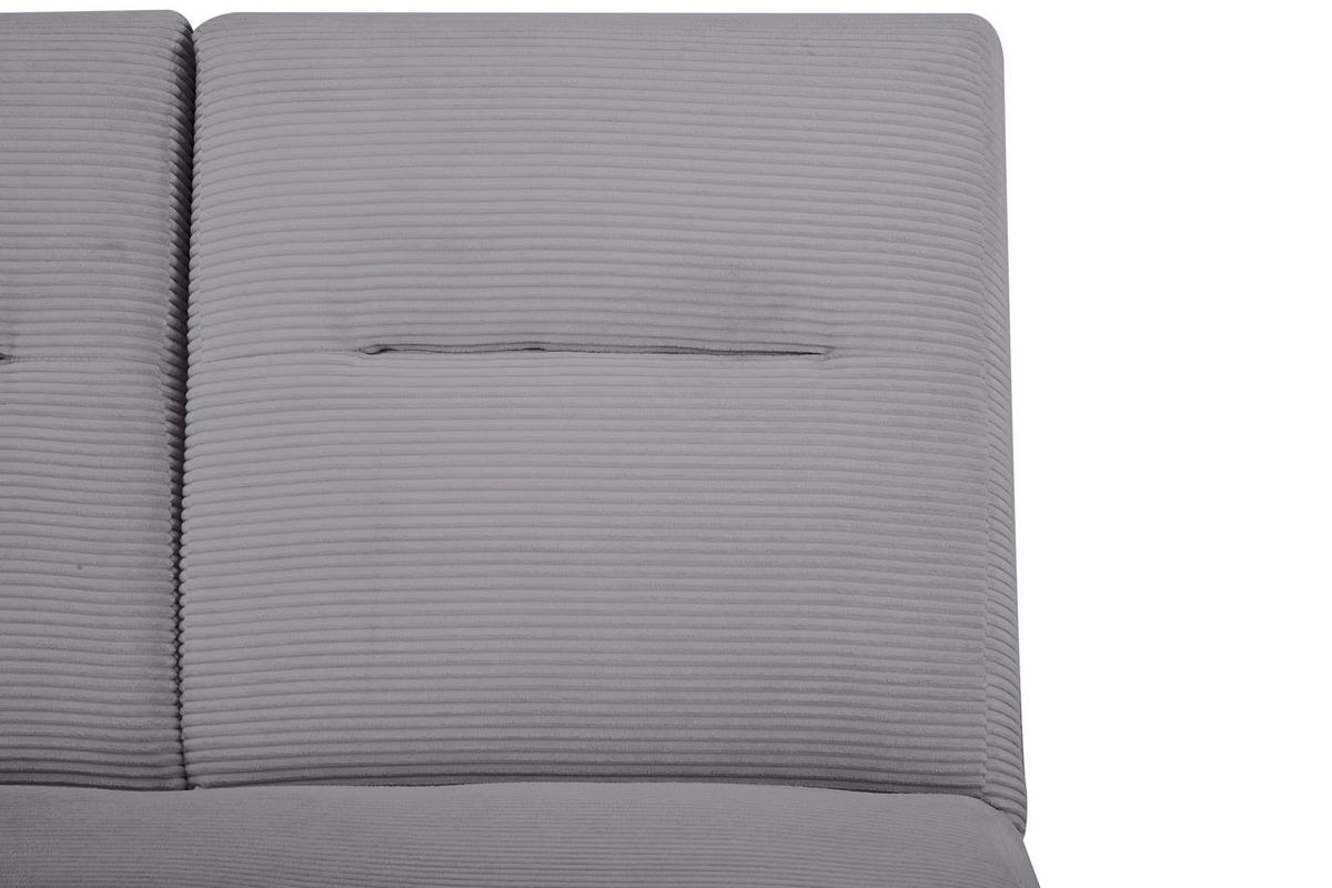 Schlafsofa Luna Grau B: 159 Cm - Grau, Design, Textil (159/88/160cm) - Livetastic