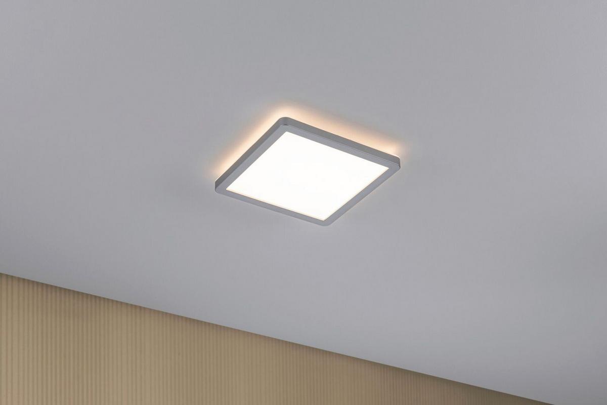 LED-Paneel L: 19 cm 70993 - Chromfarben, Basics, Kunststoff (19/19/2,8cm) - Paulmann
