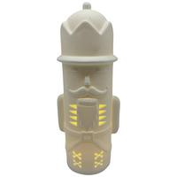 Figúrka Luskáčik LED/teplá biela - biela, Konventionell, keramika (10/26/9cm) - Mömax