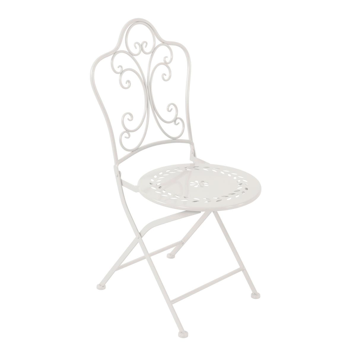 Gartenset Marilou Weiss - Weiß, Basics, Metall (60/74,5cm) - Ambia Garden