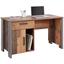 Písací Stôl Clif - hnedá/tmavosivá, Moderný, kov/kompozitné drevo (126,5/73,5/60cm) - Premium Living Písací Stôl Clif - hnedá/tmavosivá, Moderný, kov/kompozitné drevo (126,5/73,5/60cm) - Premium Living