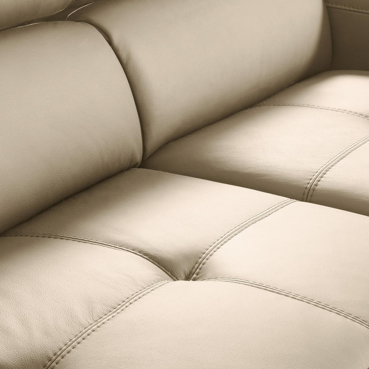 Ecksofa Torino Teilleder Grau 247x173 - Schwarz/Grau, Design, Leder/Textil (247/173cm) - Livetastic