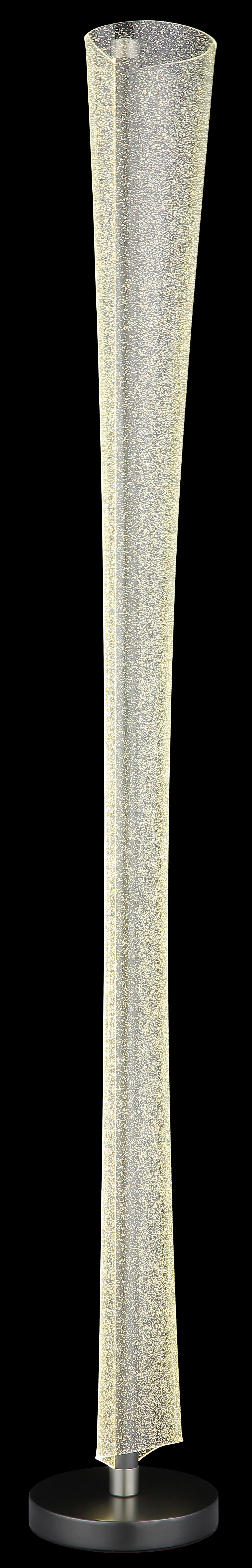 STOJACÍ LED LAMPA MALINDA - černá/čiré, Design, kov/plast (20/155cm) - Globo