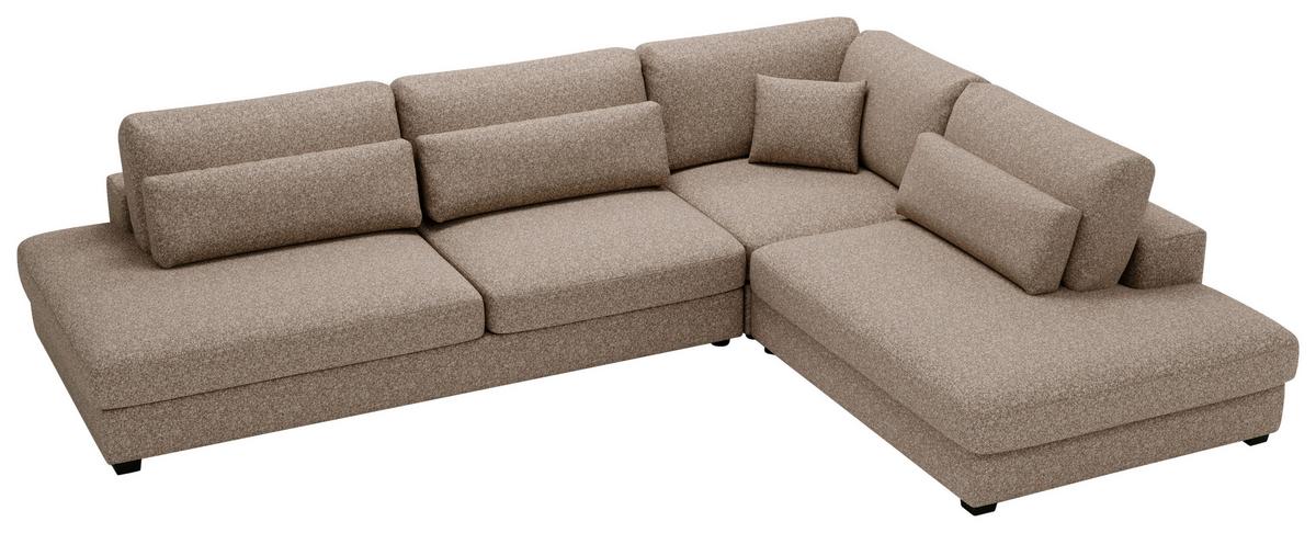 Sven Hellbraun S: 332x244 Cm - Hellbraun/Schwarz, Design, Textil (332/244cm) - Livetastic