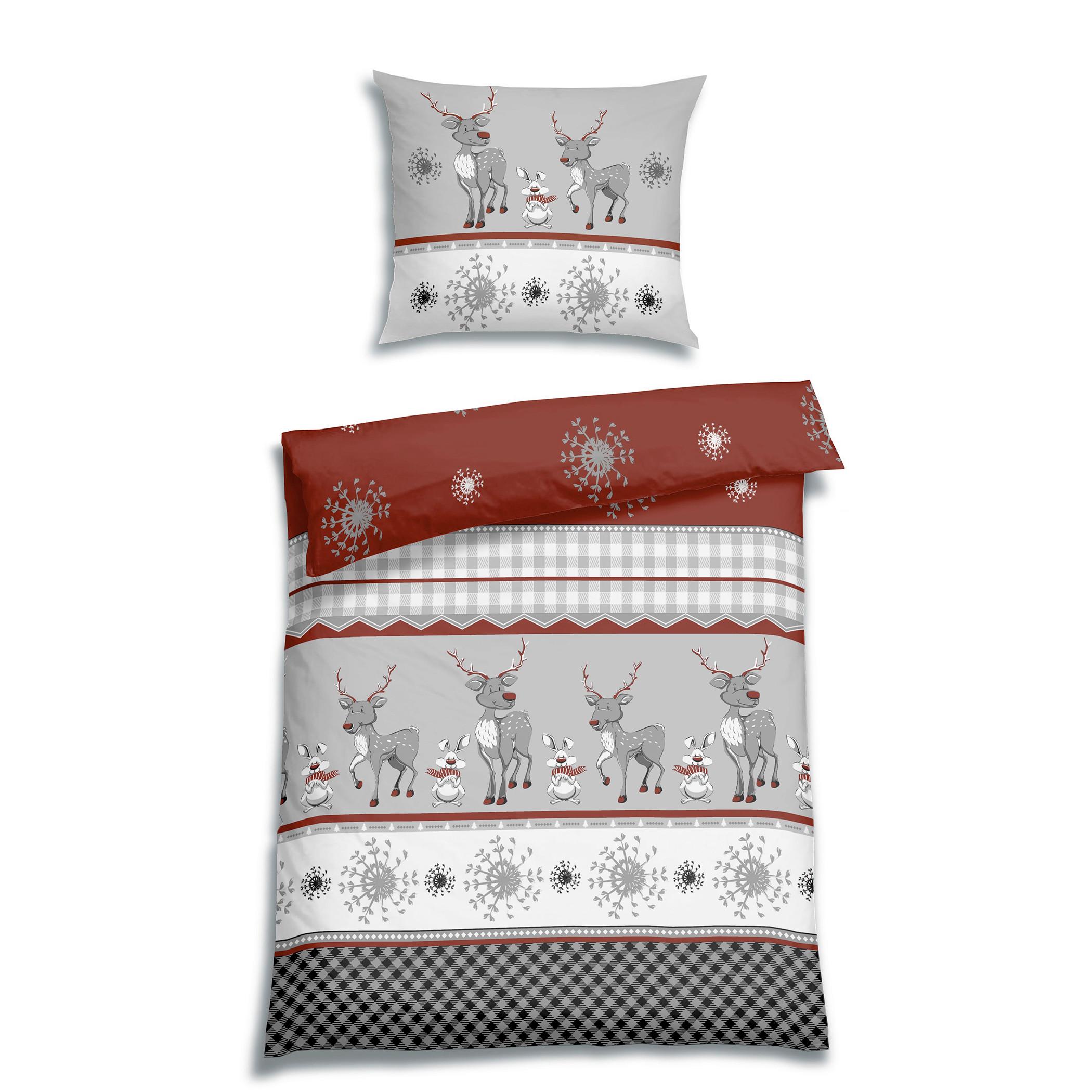 POSTEĽNÁ BIELIZEŇ F20R.005.VERAN WEINROT - vínovočervená, Design, textil (140/200cm) - Florella