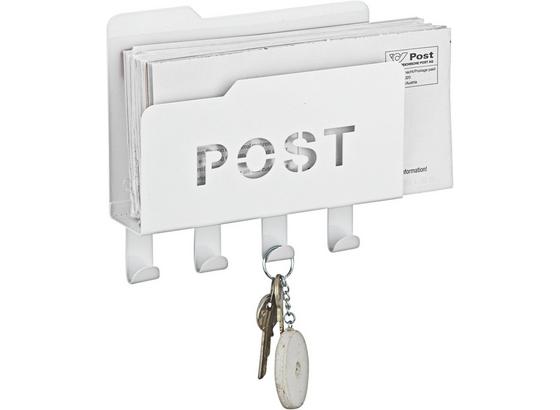 Organizér Post - biela, kov (20/5,1/18,8cm) - Mömax modern living Organizér Post - biela, kov (20/5,1/18,8cm) - Mömax modern living