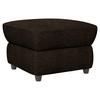Polsterhocker Boston Braun Chenille - Schwarz/Braun, KONVENTIONELL, Textil (68/45/68cm) - Livetastic