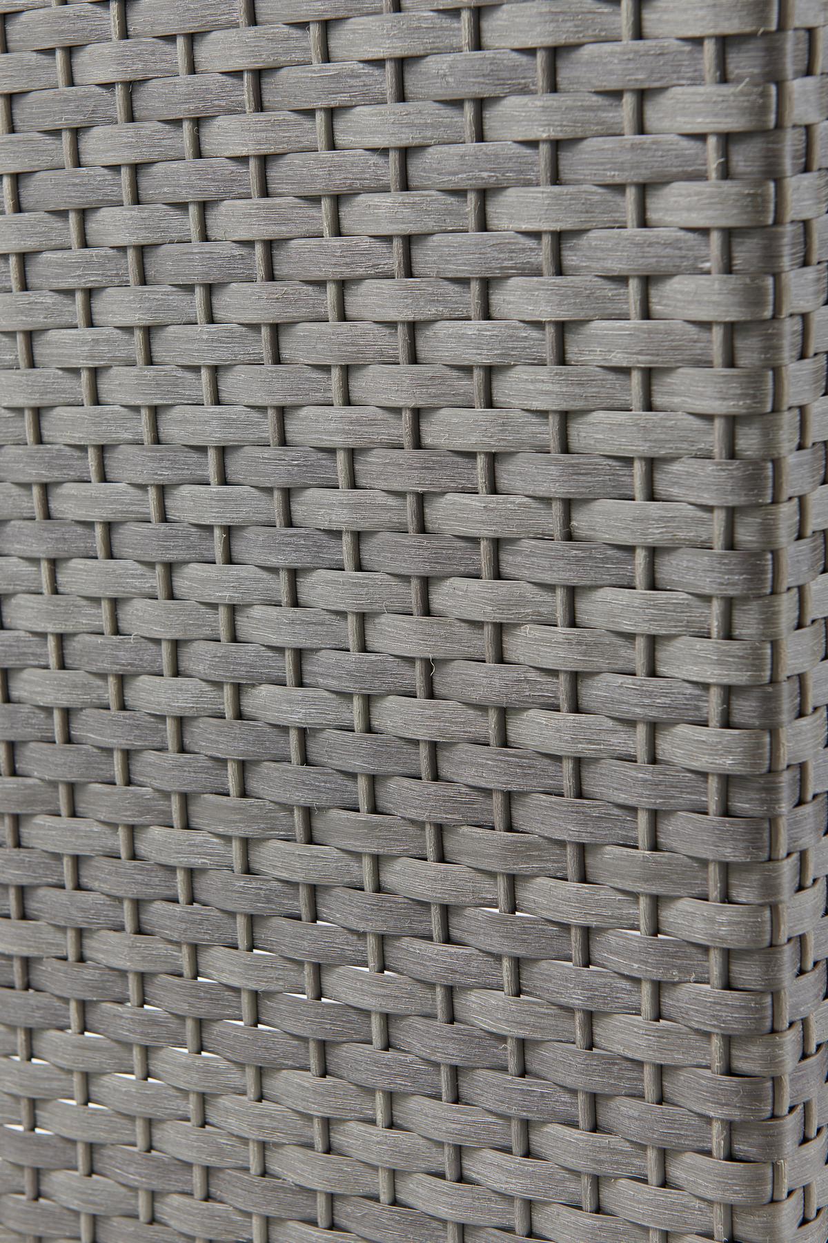 Loungegarnitur 4-tlg. Lisabon Aus Kunststoff Mit Kissen - Braun/Grau, MODERN, Kunststoff/Textil - Luca Bessoni