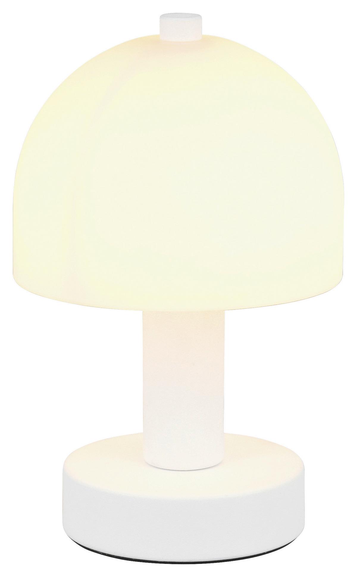 Tischleuchte Mio - Weiß, Basics, Glas/Metall (9/19cm) - James Wood