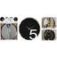 Wanduhr Charlie Ø 38 cm - Design, Glas (38cm) Wanduhr Charlie Ø 38 cm - Design, Glas (38cm)