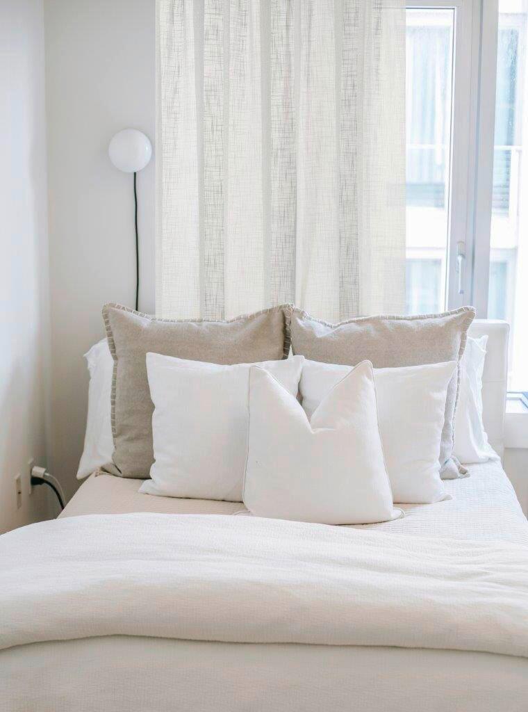 Fertigvorhang Softy - Ecru, Basics, Textil (140/245cm)