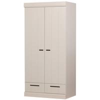 DREHTÜRENSCHRANK Connect Grau B: 94cm - Grau, Basics, Holz (94/195/53cm) - MID.YOU