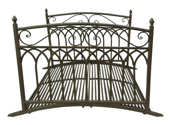 Gartenbrücke Yasur - Rostfarben, MODERN, Metall (134/80/91cm) Gartenbrücke Yasur - Rostfarben, MODERN, Metall (134/80/91cm)
