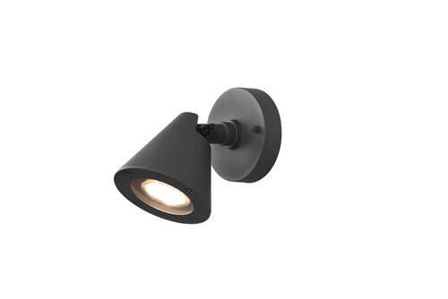 Außenwandleuchte Kaveri 5w Metall, Wandmontage - Anthrazit, Basics, Metall (14,0/10,0/16,0cm) - Trio Leuchten