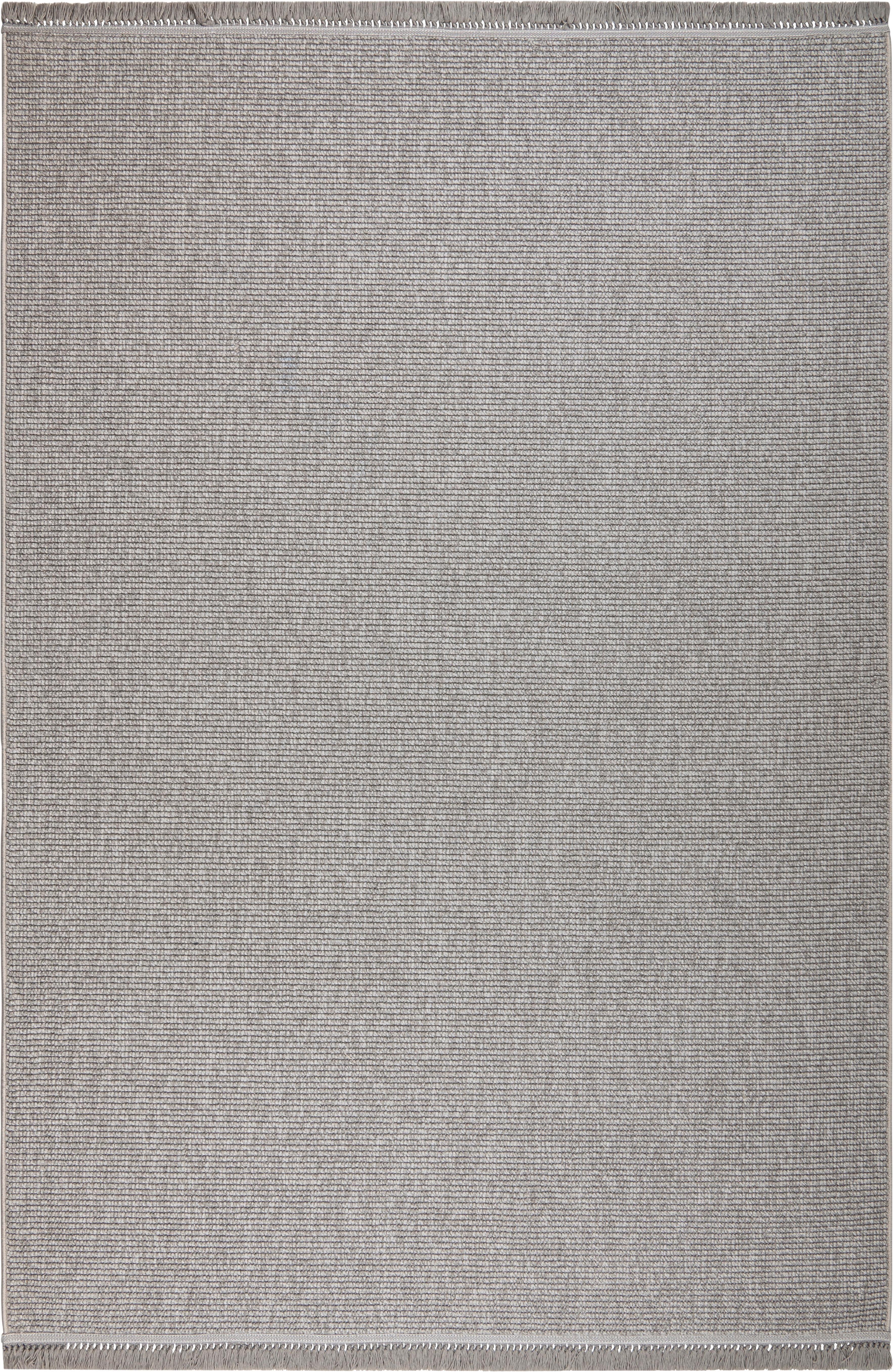 Webteppich Grau Ameli 160x230 Cm - Grau, ROMANTIK / LANDHAUS, Textil (160/230cm) - James Wood