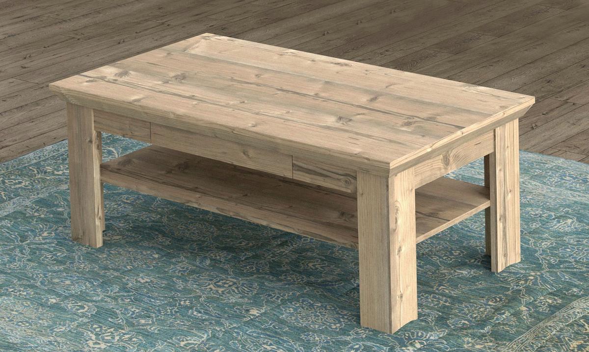 KONFERENČNÝ STOLÍK NEPAL - farba smreka, Konventionell, kompozitné drevo (120,6/45,2/60,4cm)