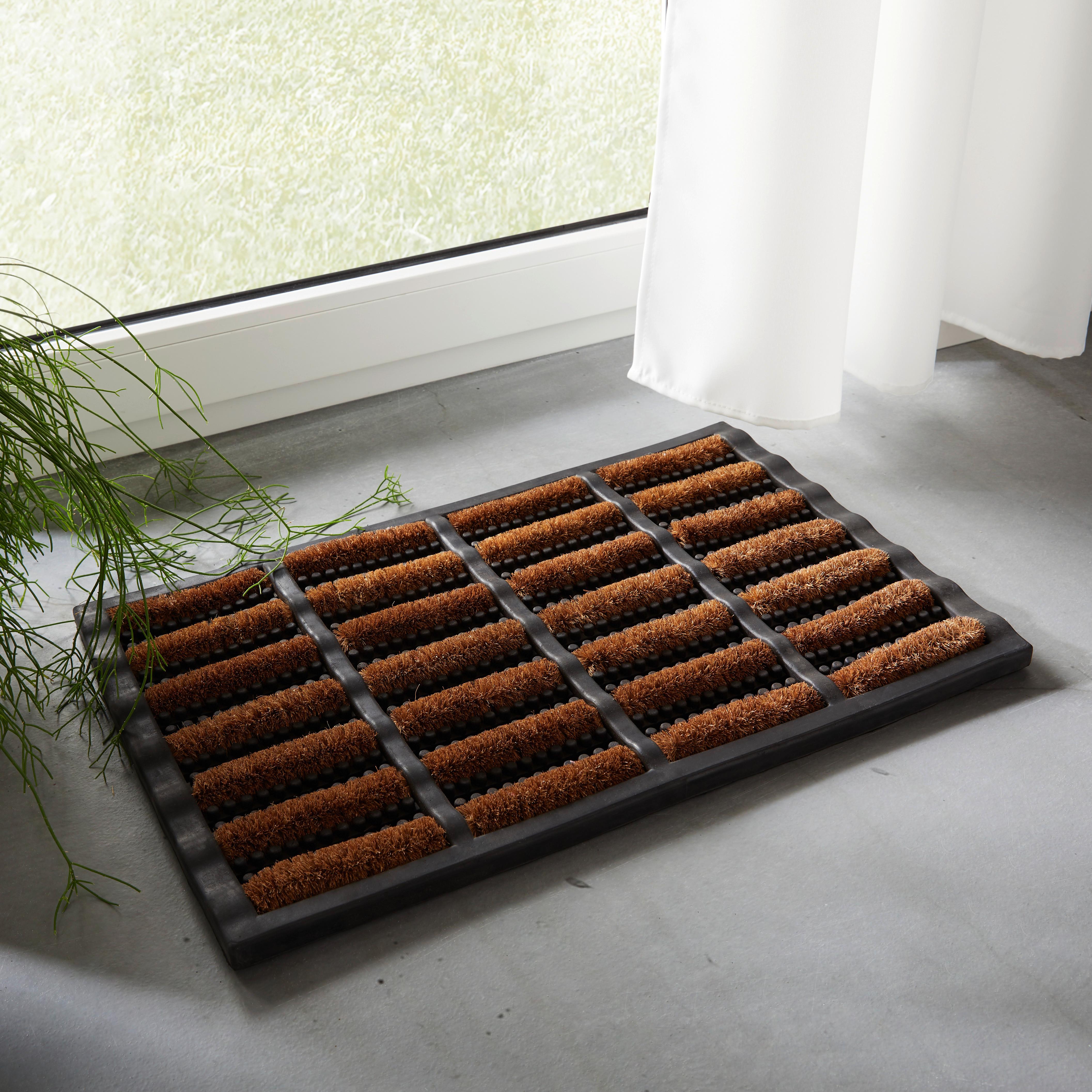 Dveřní Rohožka Vermont, 40/60cm - béžová, Basics, textil/plast (40/60cm) - Modern Living
