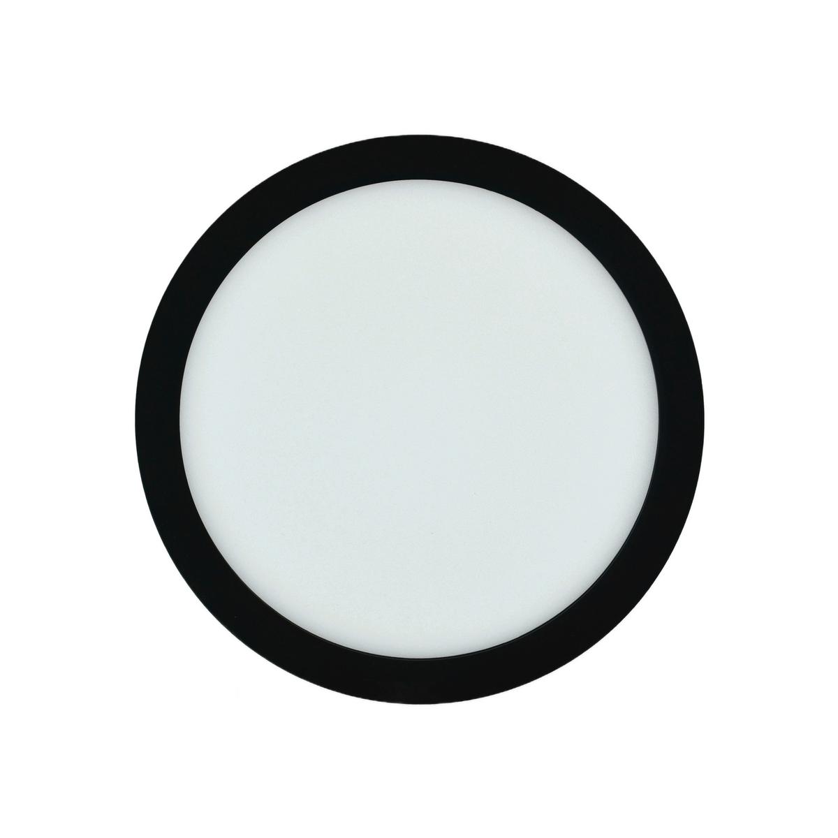 LED-Deckenleuchte 2427500181996 - Schwarz, KONVENTIONELL, Kunststoff (22,5/1,7cm)