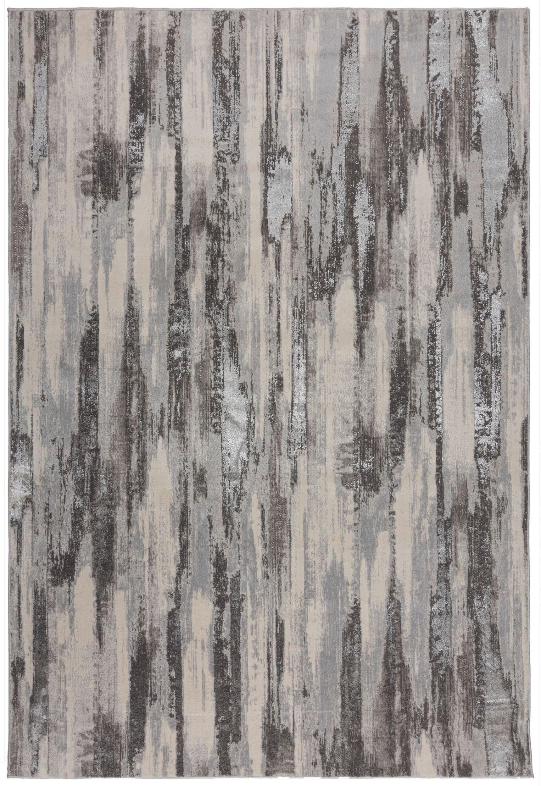 Webteppich Gleam Silver 80x150 - Silberfarben, Basics, Textil (80/150cm)