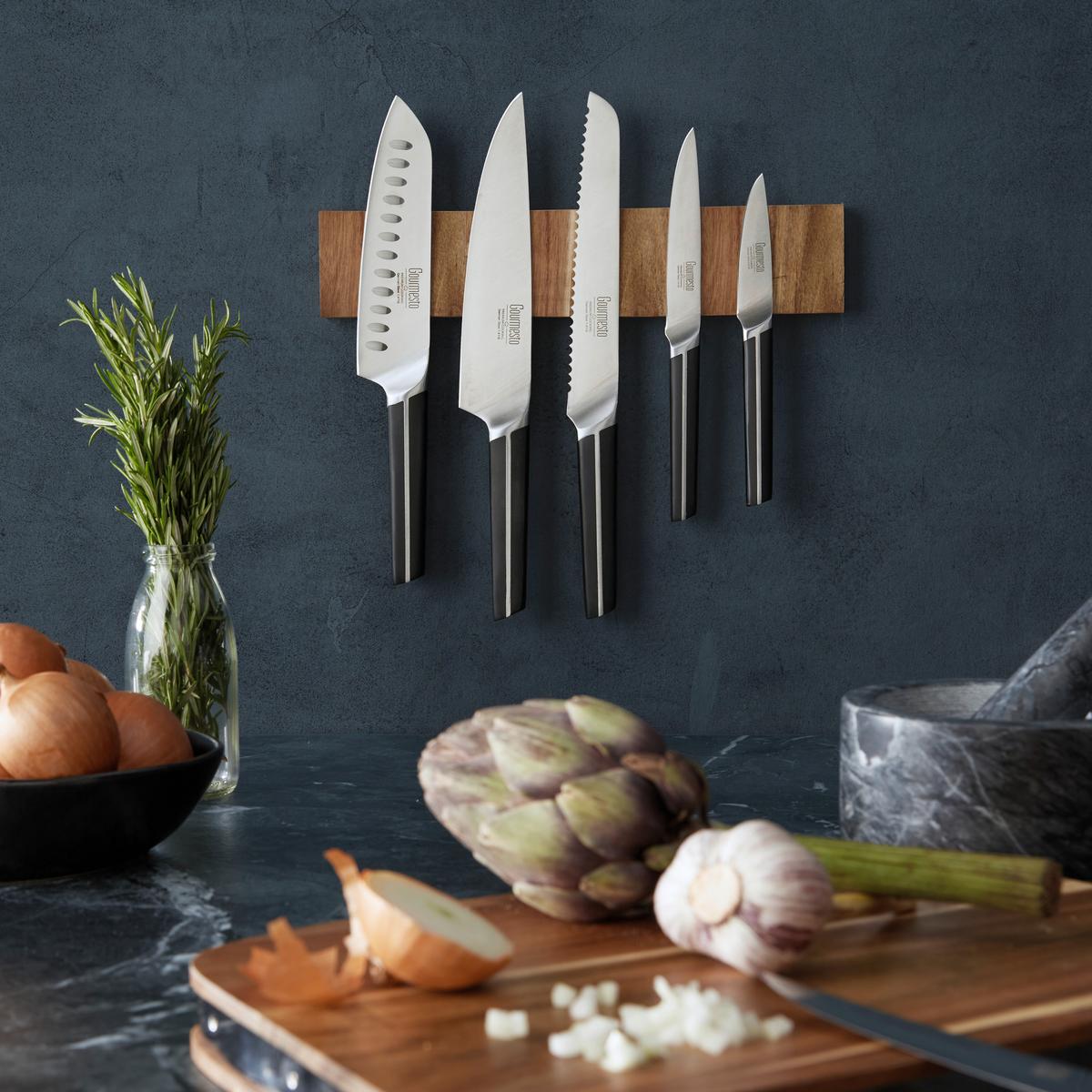 Multifunkčný nôž Profi Line, čepeľ: 12,5cm - farba ušľachtilej ocele, Konventionell, kov (24,8cm) - Gourmesto