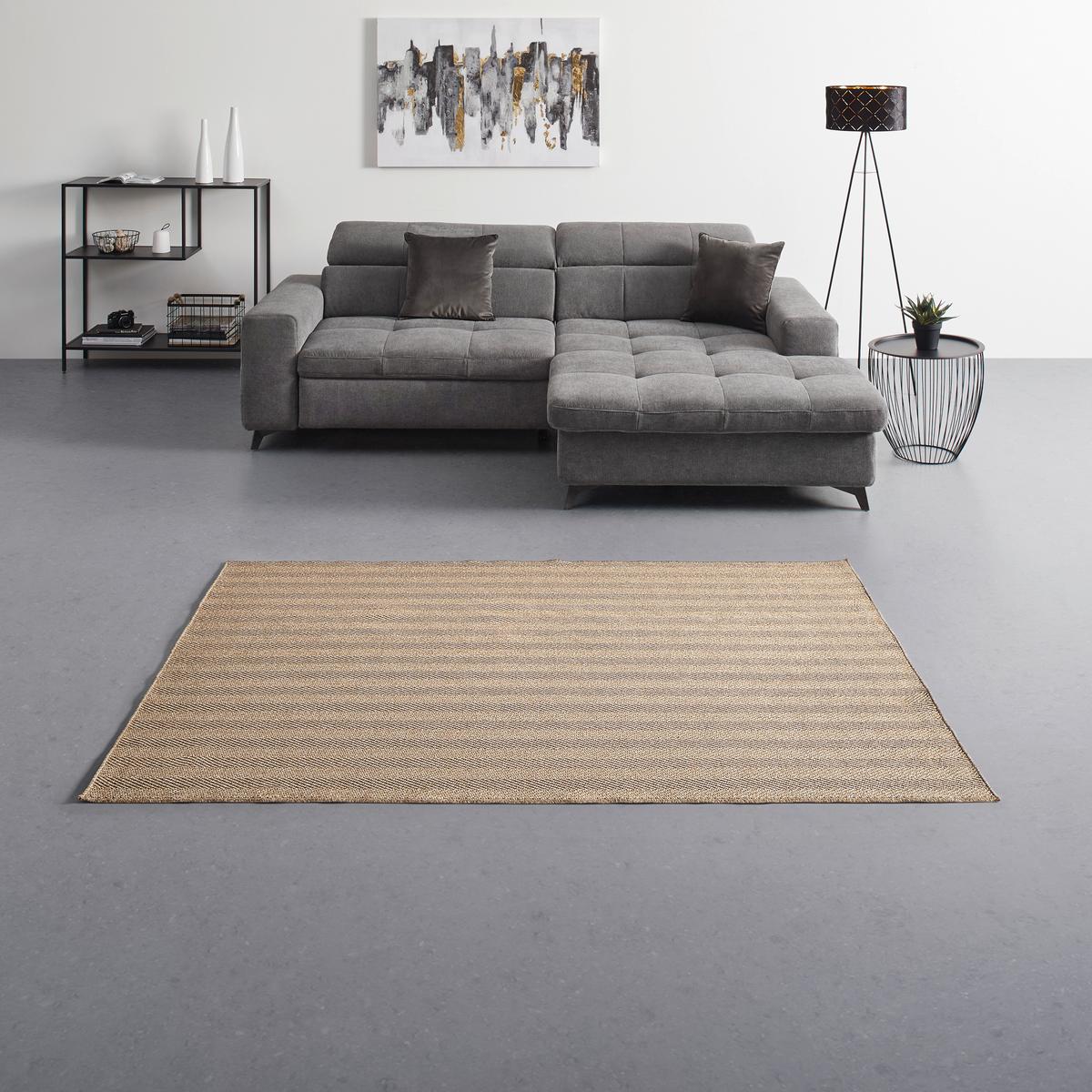 KOBEREC TKANÝ NA PLOCHO FINN - přírodní barvy, Moderní, textil (160/230cm) - Mömax