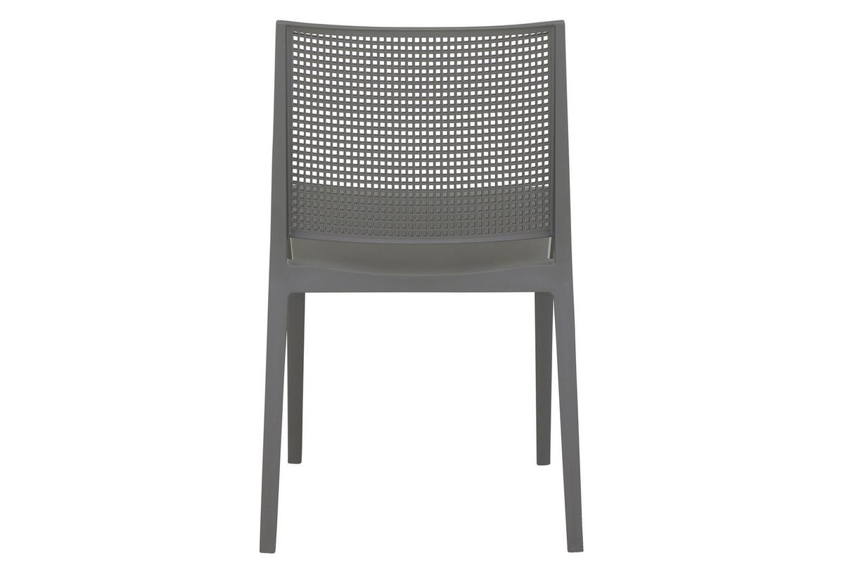 Stapelstuhl T20117 - Grau, Basics, Kunststoff (46/80/56cm) - Siena Garden