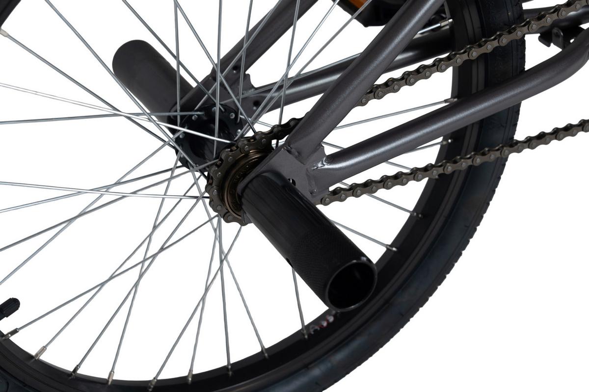 BMX Freestyle 20'' FATT grau - Grau, LIFESTYLE, Metall (25kg)