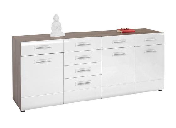 Kommode Avensis - Dunkelbraun/Schwarz, MODERN, Holz (200/82,6/43,1cm) - Luca Bessoni Kommode Avensis - Dunkelbraun/Schwarz, MODERN, Holz (200/82,6/43,1cm) - Luca Bessoni