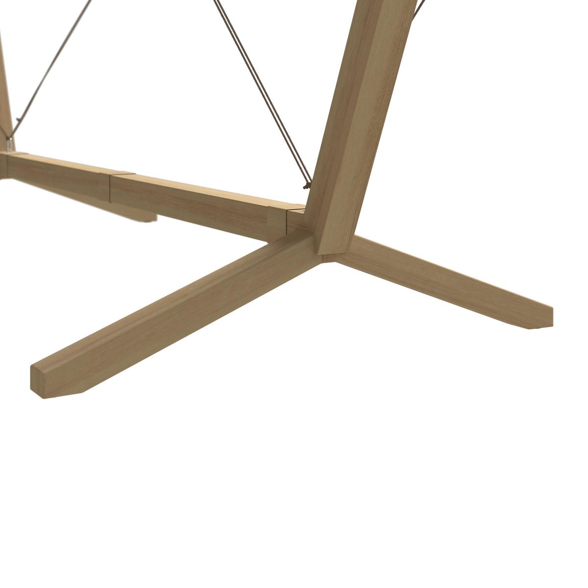 Hängematte Cesena - Gelb/Hellgrau, MODERN, Textil/Metall (296/111/108cm) - Beldano