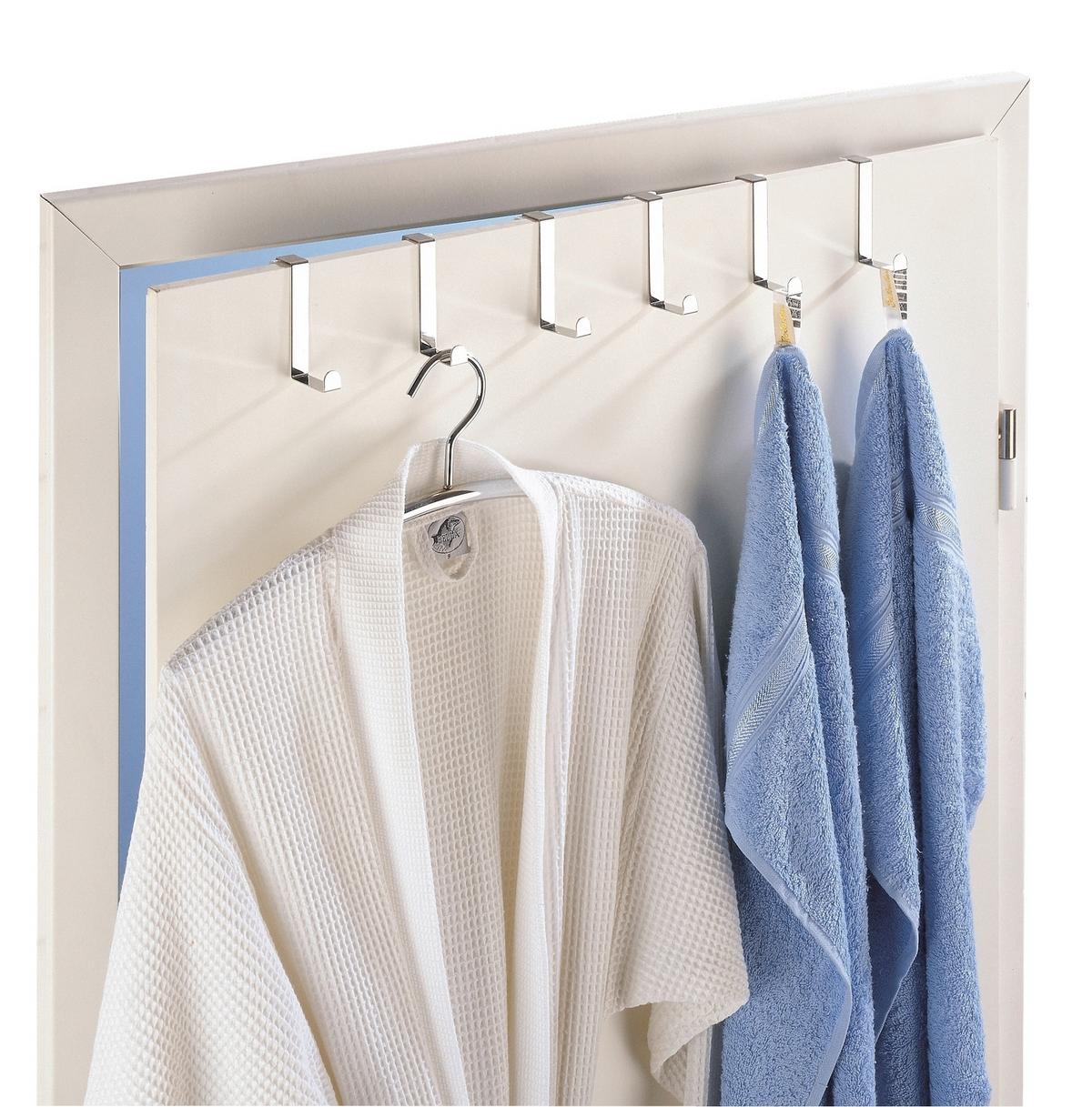 Előszoba Akasztó Türhaken 4214062100 - ezüstszínű, Konventionell, fém (7,6/1,2/6cm) - Wenko