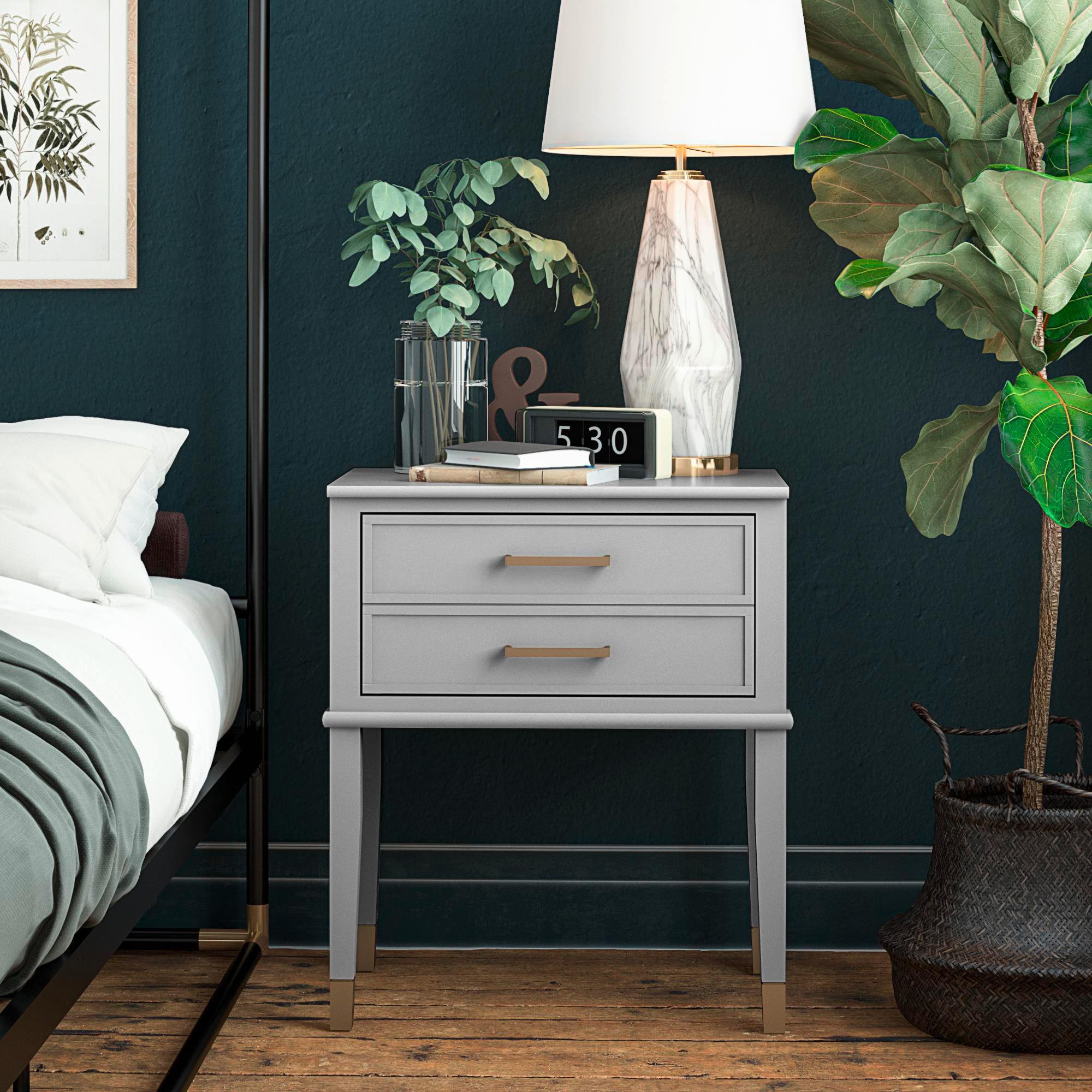 Beistelltisch Westerleigh Grau B: 60 cm - Grau, Design, Holzwerkstoff/Metall (60/40/72cm) - MID.YOU
