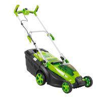 Akku Rasenmäher 37 cm Schnittbreite - Grün, Basics, Kunststoff/Metall (43/76,5/49cm) - Zipper