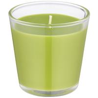 KERZE IM GLAS MAURICE *PHE* - Klar/Grün, KONVENTIONELL, Glas/Paraffin (7,5/7,5cm) - Ondega