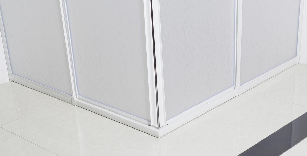 Duschkabine Eckeinstieg - Weiß, MODERN, Kunststoff (88/185/88cm)