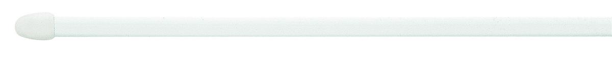 Vitragenstange Weiß L: 60-90 Cm, 2er-Set - Weiß, KONVENTIONELL, Kunststoff/Metall (60cm) - Ondega