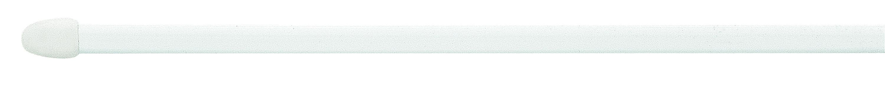 Vitragenstange Weiß - Weiß, KONVENTIONELL, Kunststoff/Metall (60cm) - Ombra