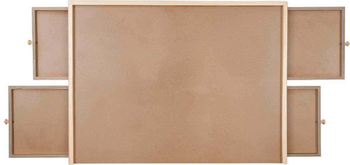 Puzzle-tisch Arnulf, Holz, Ca. 76 Cm - Naturfarben, KONVENTIONELL, Holz/Holzwerkstoff (76/4,5/57cm)