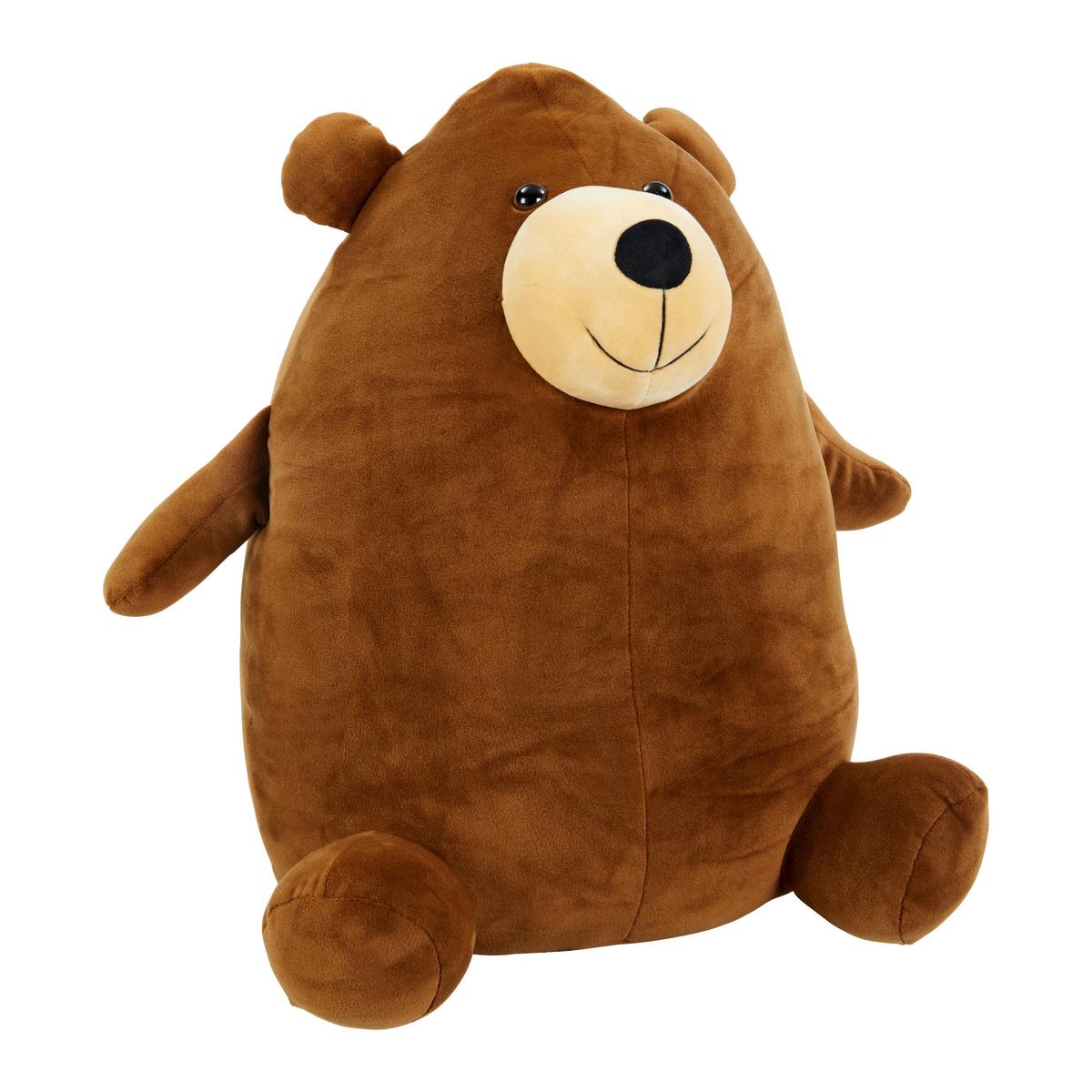 Plyšová hračka - medvěd Fluffy - hnědá, Moderní, textil (18/42cm) - Bessagi Kids