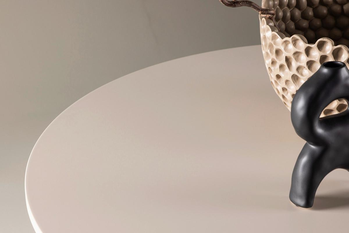 Esstisch Olivia Beige Dxh: 110x75 Cm - Beige, MODERN, Holz (110/75cm) - Livetastic