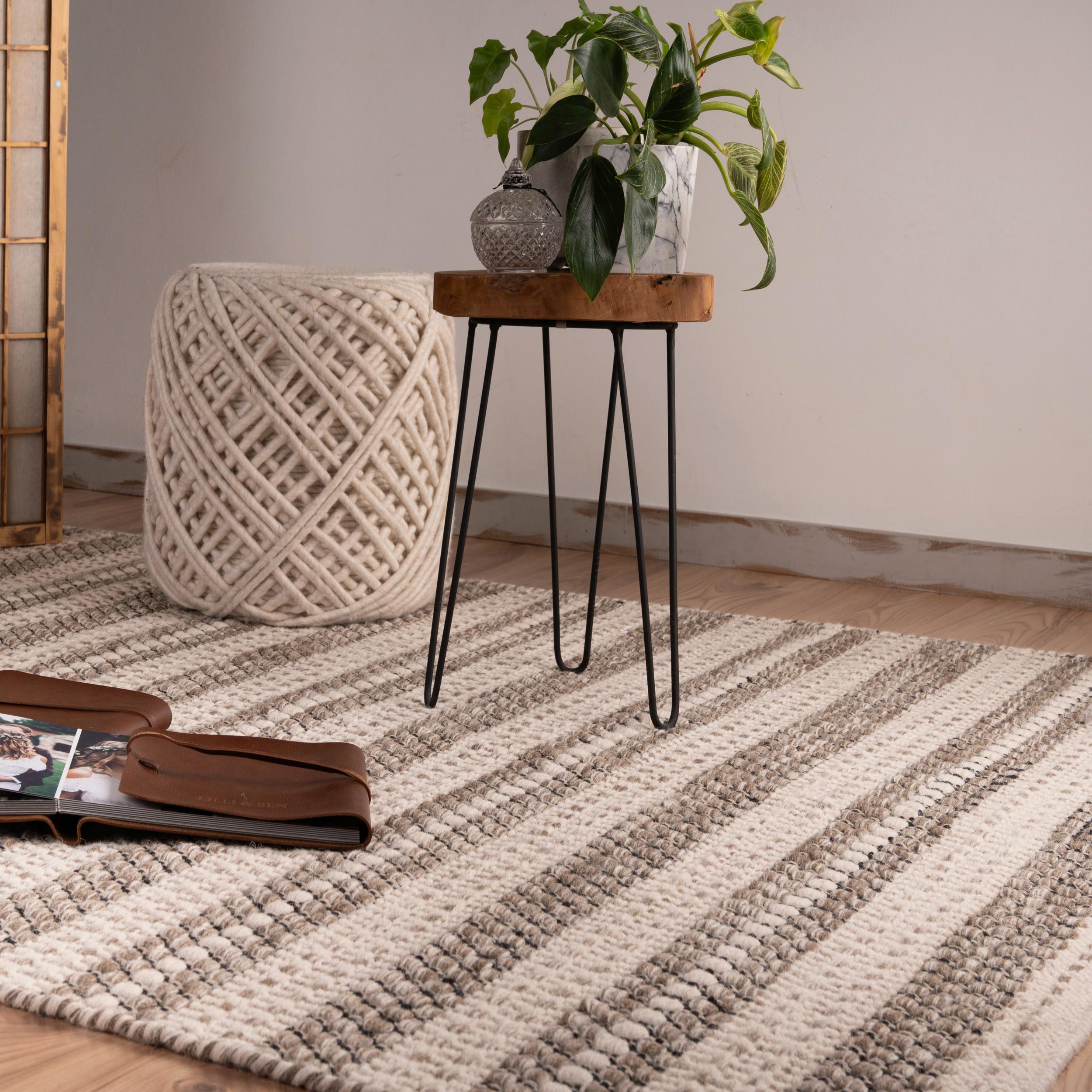 Flachwebteppich My Jaipur - Hellbraun/Beige, KONVENTIONELL, Textil (160/230cm) - Obsession