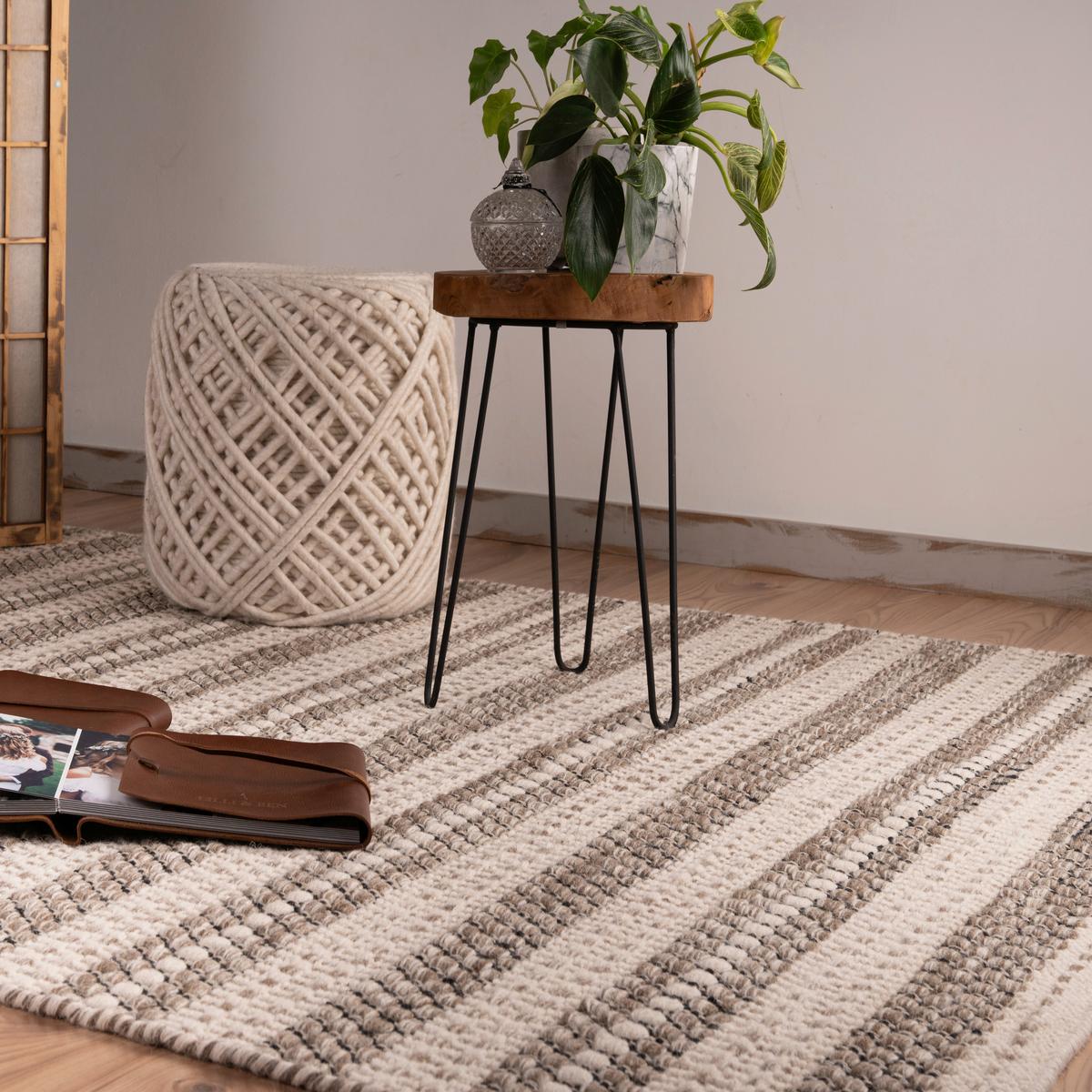 Flachwebteppich My Jaipur - Hellbraun/Beige, KONVENTIONELL, Textil (80/150cm) - Obsession