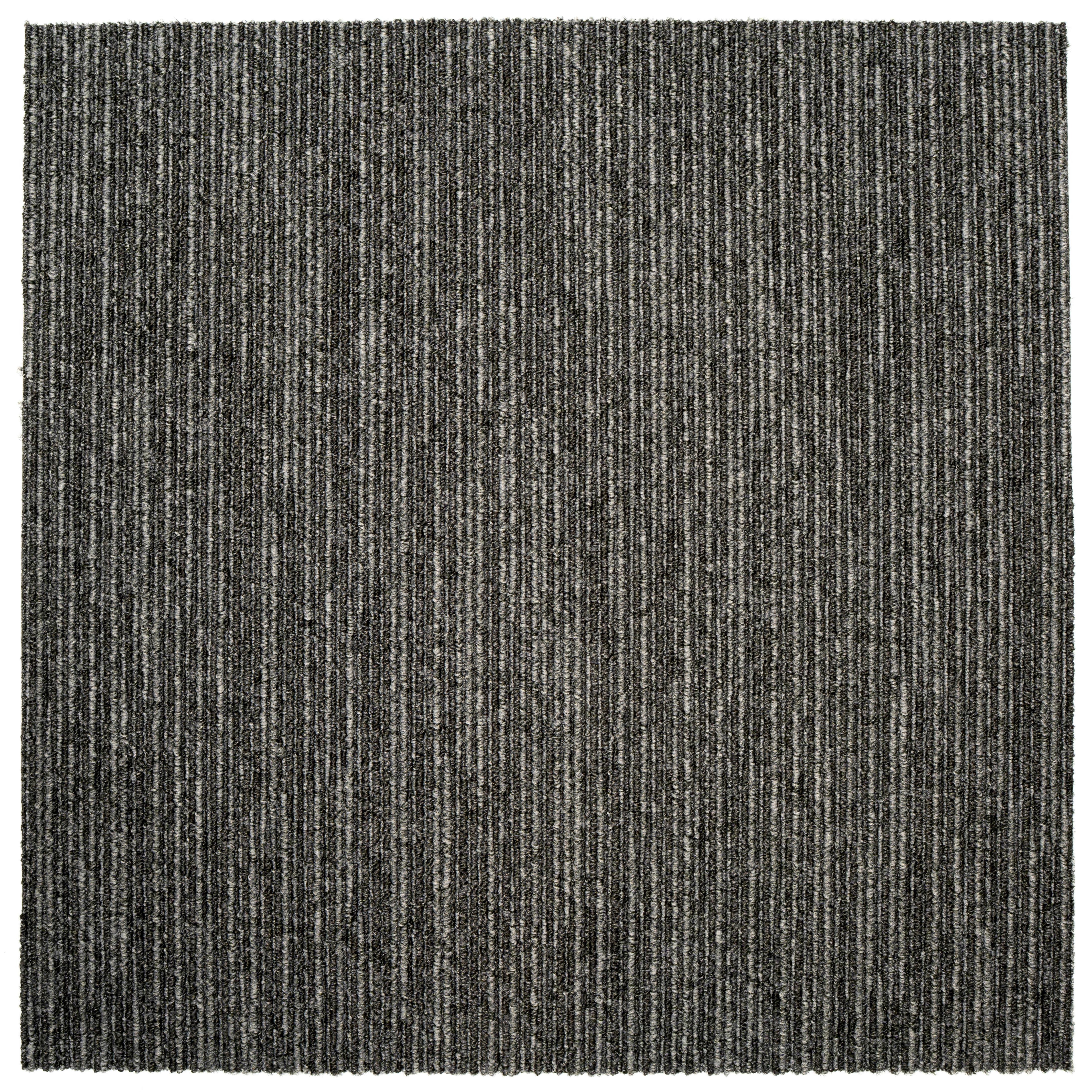 Teppichfliese Dunkelgrau Ambition 50x50 cm Florhöhe 3mm